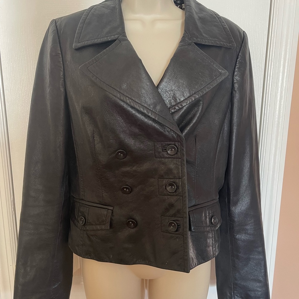 Laundry by Shelli Segal leather jacket